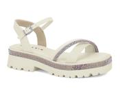 Sandália Feminina Flatform Strass Tratorda Ramarim 2335204