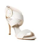 Sandália Feminina Lia Line Salto Fino Off White