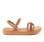 Sandália Feminina Mississipi Anabela Flatform Tiras Q9922