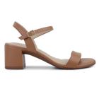 Sandália Feminina Moleca Camel Marrom - 5496