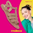 Sandália feminina Moleca Rasteira Tiras 5449.206