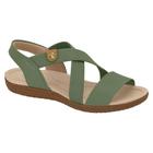 Sandália Feminina Papete Verde Sálvia Camel Modare 7125.249