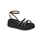 Sandália Feminina Plataforma Tiras Cruzadas Vizzano 020557