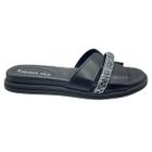 Sandália Feminina Rasteira Slide Pedras Casual Beira Rio 8528.200