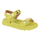 Sandalia Feminina Vizzano 6459.109 Papete Flatform Baixa Tratorado Leve