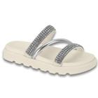 Sandália Feminina Vizzano Flat Branco