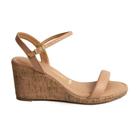 Sandalia Feminina Vizzano Pelica Tira Nude Natural