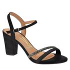 Sandália Feminina Vizzano Salto Grosso Tira Glitter 62621009