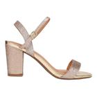 Sandalia Feminina Vizzano Shine Glamour Dourado