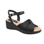 Sandalia Feminino Piccadilly Anabela Conforto 540389 Preto