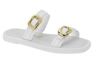 Sandália Feminino Vizzano Flat Detalhe Dourado 6522-102