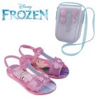 Sandalia Frozen Infantil Menina Disney Com Bolsa Bag 22752