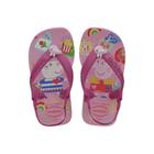 Sandália Havaianas Chinelo Baby Peppa Pig Rosa Infantil Bebê