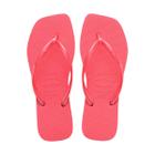 Sandália Havaianas Chinelo Slim Square Coral