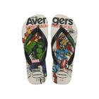 Sandália Havaianas Chinelo Top Marvel Classics Bege Palha