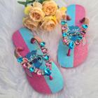 Sandália Havaianas Lilo Stitch com Glitter e Pedraria