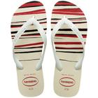 Sandália Havaianas Top Basic - Branco/Vermelho