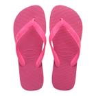 Sandália havaianas top rosa flux original tam 33/34