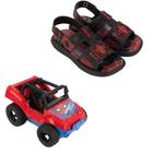 Sandalia Homem Aranha 22940 Buggy Promo Infantil Meninos