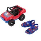 Sandalia Homem Aranha Menino com Carrinho Buggy 22940