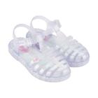 Sandália Infantil Aranha Barbie Duo Transparente Glitter Grendene Kids 22459-AZ647