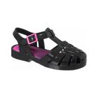 Sandália Infantil Aranha Preto Pink Camin 22019-53PP