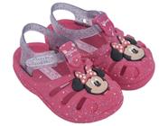 Sandália Infantil Baby Grendene Disney Magic Minnie Rosa