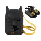 Sandália Infantil Batman BatMochila Grendene 23118