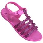 Sandália Infantil Feminina Grendene Kids Barbie com Glitter Rosa 23147