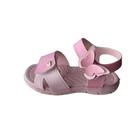 Sandalia infantil feminino tic tac casual - klin rosa 171182000