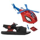 Sandália Infantil Gdn Homem Aranha + Helicoptero 23064