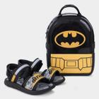 Sandália Infantil Grendene Kids Liga Da Justiça Hero Mochila Menino