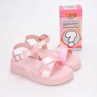 Sandália Infantil Kidy Mini Flatform Com Brinquedo Surpresa Rosa