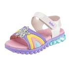 Sandália Infantil Menina Luz Summer Roller Conforto Bibi