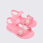 Sandália Infantil Mini Melissa Sparkly Rosa Gliter