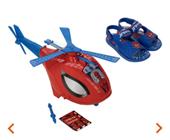 Sandália kids Homem Aranha SKY com acessório helicóptero