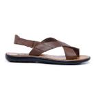 Sandália masculina Előre em couro