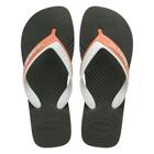 Sandália Masculina Havaianas Dual Fc Verde Olive/Branco