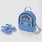 Sandália Menina Grendene Kids Stitch Azul Claro 23078