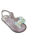 Sandália Menina Infantil Cristal Multicolor Laço