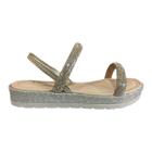 Sandalia Mississipi Flatform Tira Strass Feminino