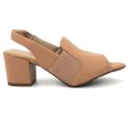 Sandalia Modare 7109.473 Tamanco Mule Salto Grosso Médio Feminino
