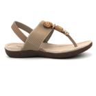 Sandalia Modare 7125.247 Pedraria Conforto Macia Elastico Feminino 