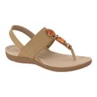 Sandalia Modare 7125.247 Pedraria Conforto Macia Elastico Feminino