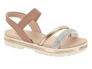 Sandália Modare Flatform Conforto Tira Com Strass 7132 149