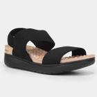 Sandália Modare Flatform Lisa Feminina - Preto