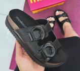Sandália  Moleca Feminina Flatform Camurça 5500.103
