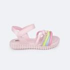 Sandália Papete Candy Infantil Pampili Strass Menina