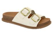 Sandalia Papete Feminina Beira Rio Flatform com Fivela