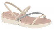 Sandalia Papete Feminina Beira Rio Ref.8387.530 - Creme